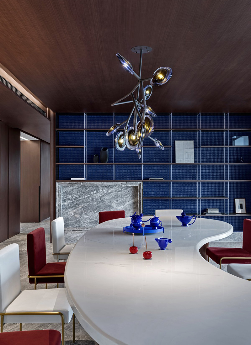  Floating Jade Living Room,Wuxi Vanke